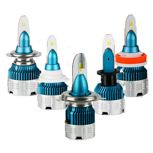 Mini Mi2 oto motosiklet için LED far kiti H1 H3 H7 H11 Hb3 9005 Hb4 9006 H4 H13 6500K Led farlar için çarpma sensörü - Product Image 1