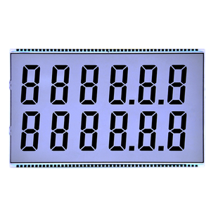 Display LCD per auto TN a 7 segmenti con display LCD a 12 cifre personalizzato per distributore di carburante - Product Image 2