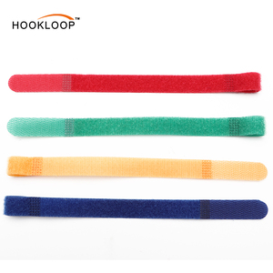 Wholesale <strong>Hook</strong> <strong>and</strong> <strong>Loop</strong> Cable Tie Nylon Polyester Multiple Colors <strong>Hook</strong> <strong>and</strong> <strong>Loop</strong> P <strong>Type</strong> Double-Side Cable Ties Strap - Product Image 1