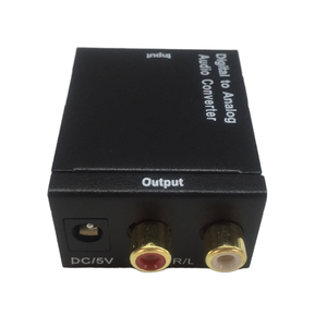 Toslink SPDIF Optic Coaxial RCA <strong>Digital</strong> to RCA <strong>Analog</strong> Audio <strong>Converter</strong> Audio Splitter &amp; <strong>Converter</strong>