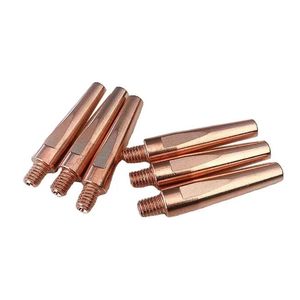 Ark kaynak meşale aksesuar MIG İletişim İpucu M6 M8 Cucrzr malzeme İletişim İpuçları İsteğe bağlı boyut özelleştirilmiş çizim MIG kaynak İpucu - Product Image 1