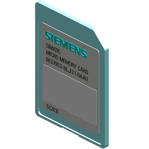 6ES7953-8LJ31-0AA0 Siemens การ์ดหน่วยความจำไมโคร S7 MMC, S7 SIMATIC 512KB การ์ดหน่วยความจำ128 KB - Product Image 1