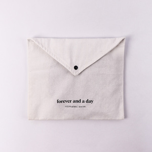 Bán Buôn Lật Bìa Vải Bụi Pouch Quần Áo Bao Bì Bông Phong Bì Túi Với Biểu Tượng Tùy Chỉnh - Product Image 4