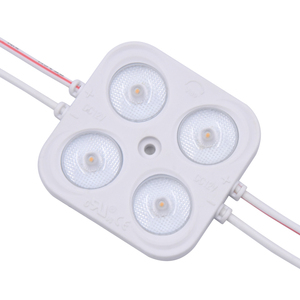 Modulo Abs <strong>4</strong> Lamp Square Ip67 Outdoor Waterproof <strong>Led</strong> Module 12 <strong>V</strong> 170 Degree Lens 4Led Dc Module for 40-100Mm Depth Light Box - Product Image 1