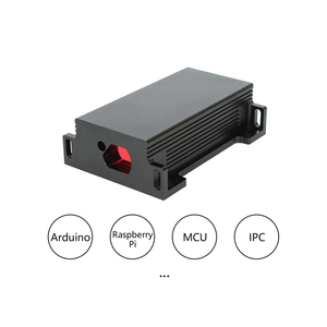 Sensor de distancia láser de alta temperatura de 20HZ, cemento IP67, Sensor de distancia láser a prueba de agua, módulo de 100 metros para Raspberry Pi