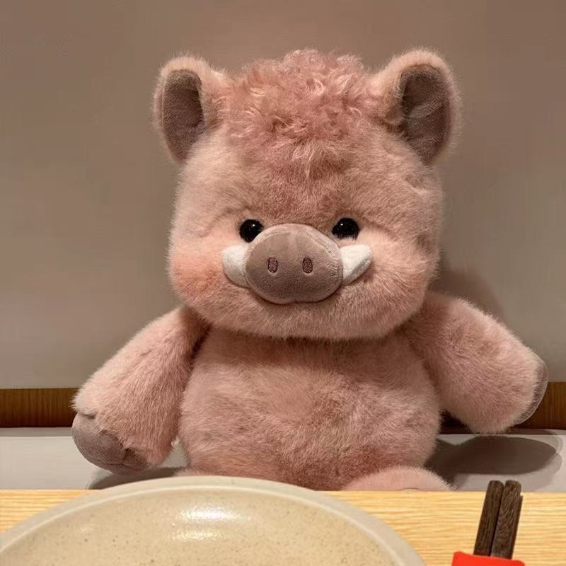 Piccolo cinghiale rosa