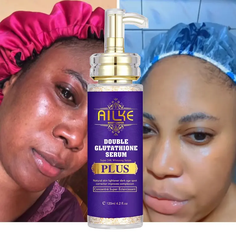 Ailke 3 Ingrédients Acide Hyaluronique Réparateur Nicotinamide 24K Gold Pigmentation Removal Sérum Éclaircissant Visage et Corps