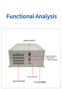ATX Wand gehäuse Industrielle Steuerung CNC-Ausrüstung Computer gehäuse mit PC Power Sever Chassis-Gehäuse USB-Front anschluss gehäuse - Product Image 6