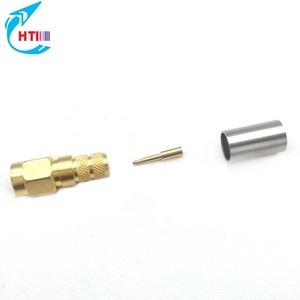 12.4 GHz <strong>SMA</strong> Male Connector Crimp/Solder Attachment for 240 Series - Product Image 2