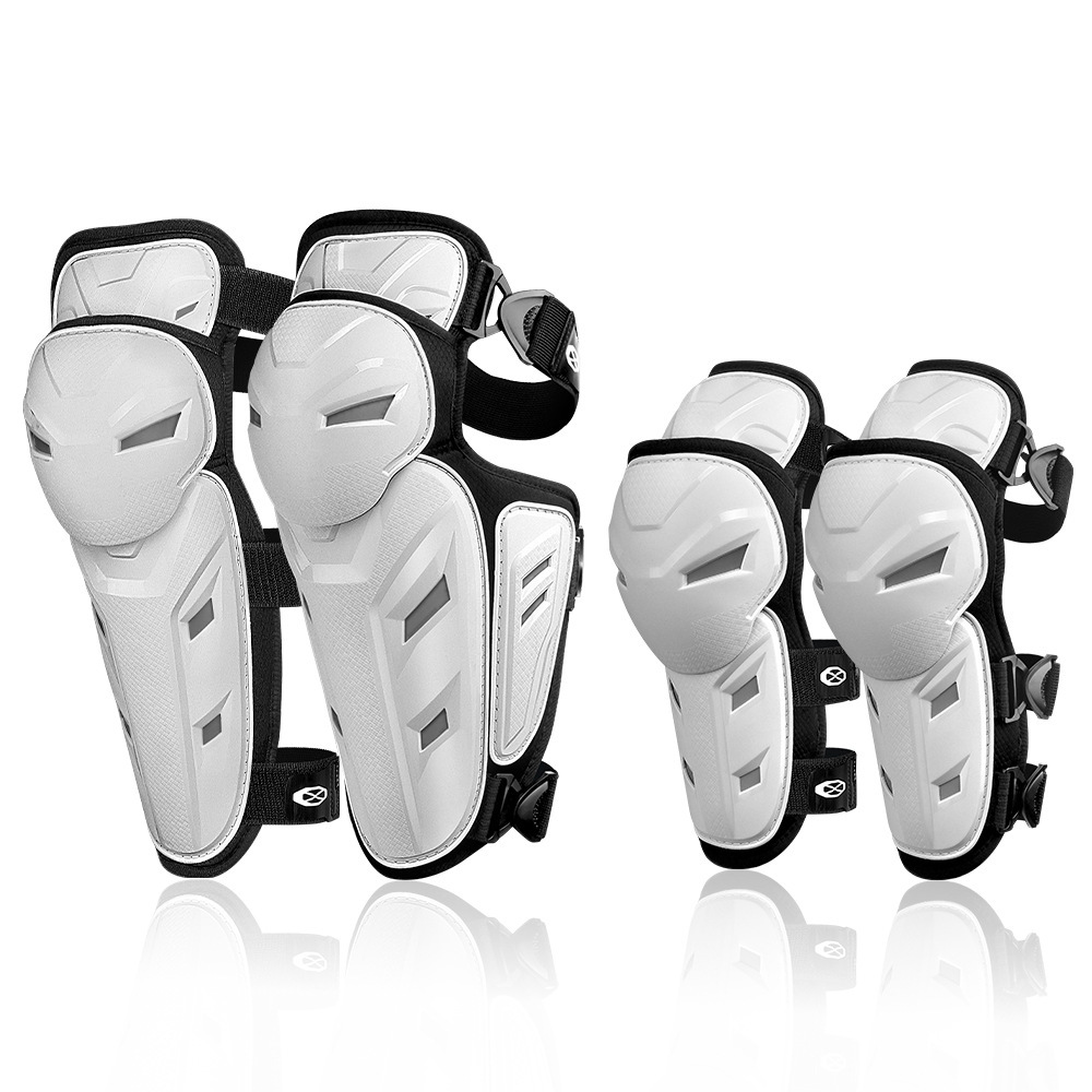 Mk1021 white knee and elbow pads