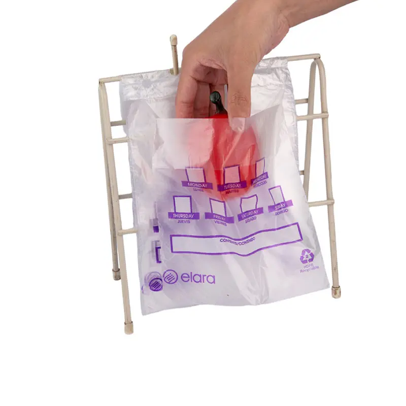 ייצור ייחודי חד פעמי מתכלה EcoFriendly שטוח פלסטיק מזון חבילה תיק