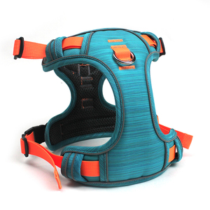 Ajustável Nylon Esporte Moda Pet <span class=keywords><strong>Harness</strong></span> Vest para Small Medium <span class=keywords><strong>Large</strong></span> Dogs Reflexivo Peito Chumbo Acolchoado Macio para Caminhadas ao ar livre - Product Image 5