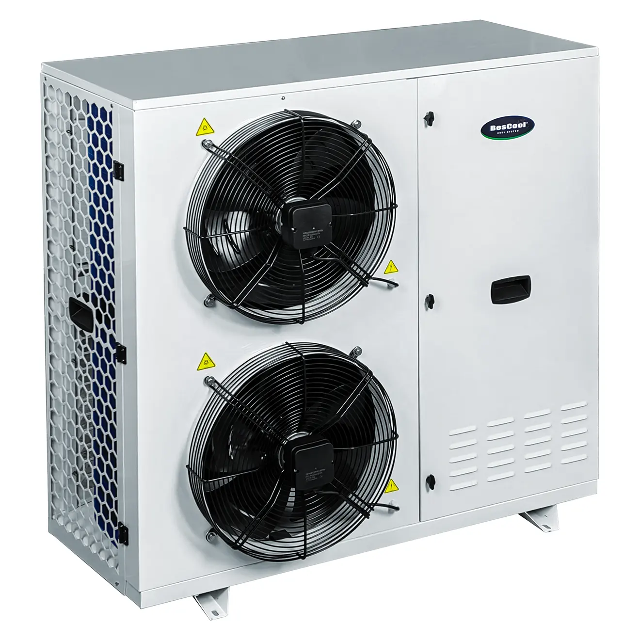 BesCool nova unidade de condensação de armazenamento tipo caixa 5HP de alta qualidade 2 ventiladores com controle elétrico multifuncional