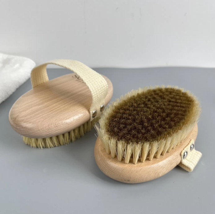 #4Beech wood+copper bristle+sisal bristle