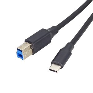 สายเคเบิลเครื่องพิมพ์ USB C ถึง Type B 3.0ความเร็วที่รวดเร็ว USB-C กับสายข้อมูลเครื่องสแกน - Product Image 1