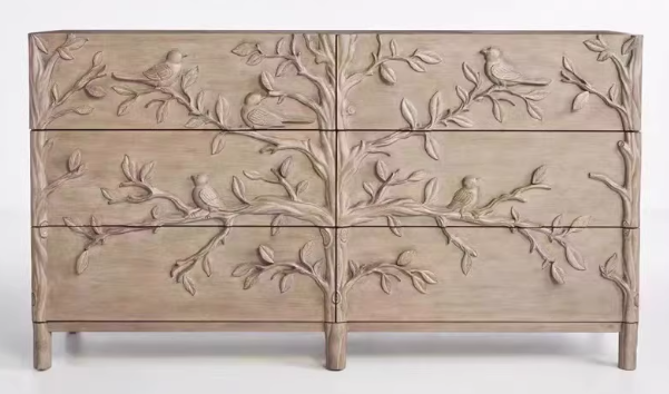 Commode à six tiroirs