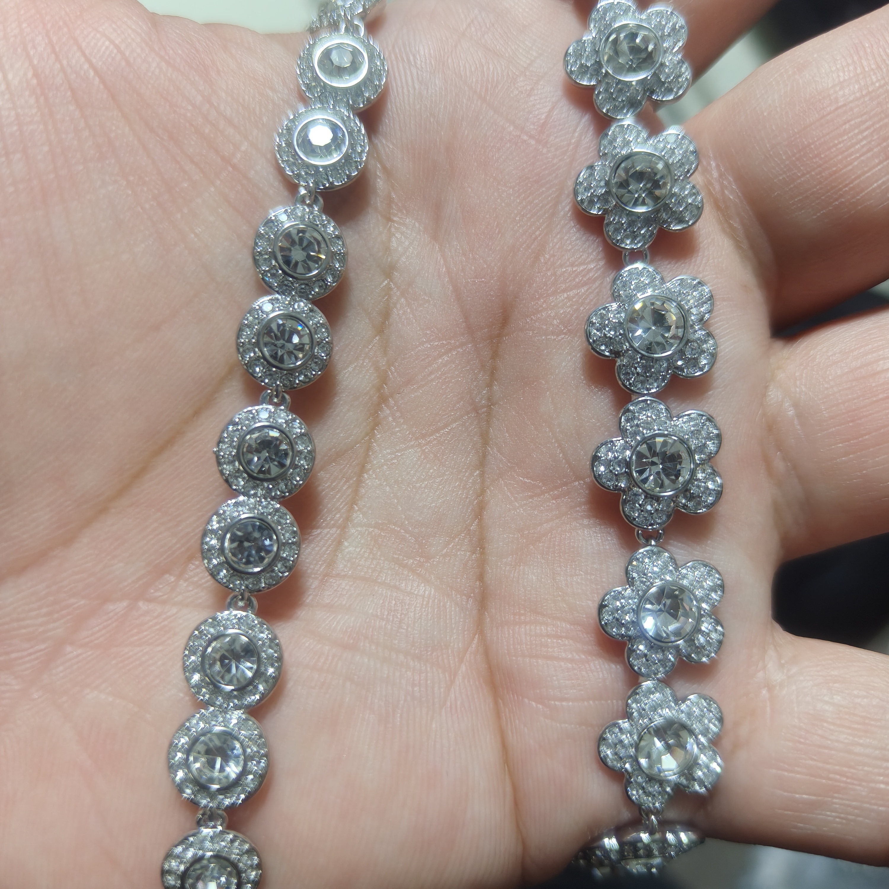 Silver earrings