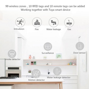 TY 2G/WiFi беспроводная домашняя система безопасности 2,4 дюймов TFT цветной сенсорный экран легко DIY пульт дистанционного управления SOS Противоугонная Сигнализация Противоугонная - Product Image 3