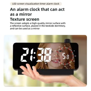 LED Digital Wecker mit Countdown Timer & Nachtlicht Multifunktion ale Snooze für Schlafzimmer Moderne Wohnkultur mit Kalendern - Product Image 6