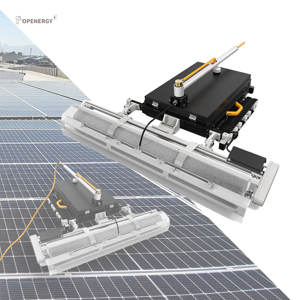 solarpanel-reinigungssystem roboter kreatio industrielle photovoltaik-reinigung robos reinigungsroboter mit drohne