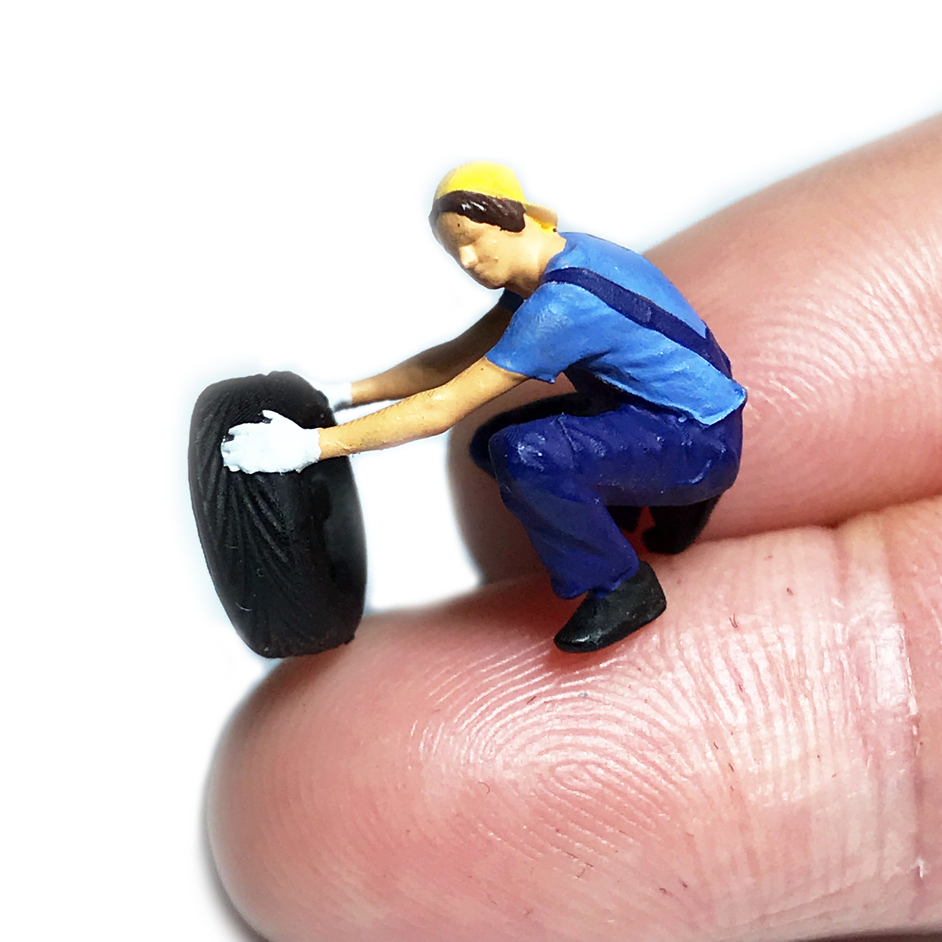 Ruota di supporto per squat blu