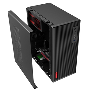 Custodia personalizzata per Computer per Gaming PC custodia in vetro temperato Mid Tower MATX da scrivania per PC con Display a temperatura LCD - Product Image 1