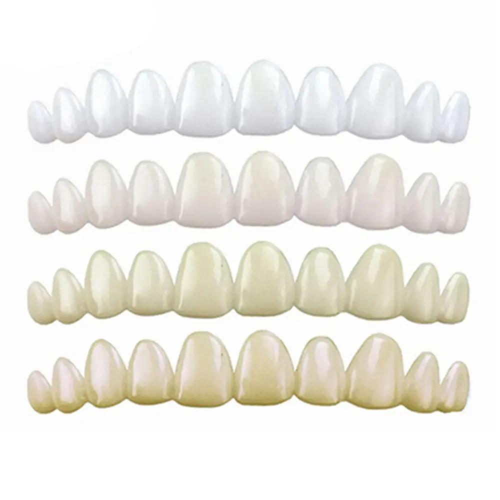 SowSmile nuova igiene orale dentale 4 tonalità colori Snap on sorriso temporaneo istantaneo Kit di impiallacciature di ricambio per denti invisibili