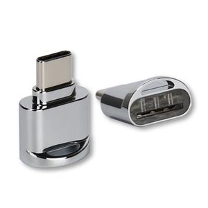 用于Micro sd卡的金属外壳USB C便携式读卡器 - Product Image 1