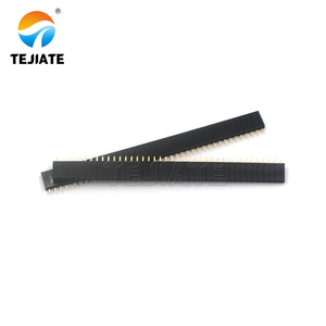 2.54MM Single Row Female <strong>Header</strong> Plug Socket Speakon Pin Sp Fiber Optic 9v Battery Connector - Product Image 6