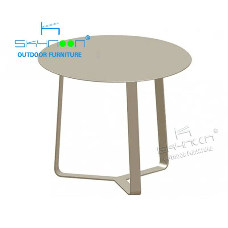 Chaud conçoit des meubles en aluminium table d'appoint Offre Spéciale table d'appoint ronde maison Salon moderne table d'appoint extérieure (31068E)