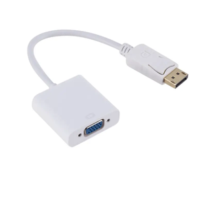 Fast Delivery Display Port to <strong>VGA</strong> Adapter Cable Male to Female Converter for PC Computer Laptop HDTV Monitor Projector