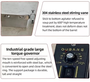 Nước mắm Máy Làm tự động nồi <span class=keywords><strong>Stirrer</strong></span> trọng nấu ăn Ấm đun nước 50L lẩu nước sốt nấu ăn máy - Product Image 3