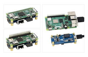 Ethernet / USB HUB HAT (B) para la serie Raspberry Pi, 1x RJ45, 3x USB 2,0 - Product Image 5