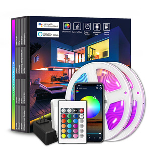 Nuovo Smart stip Light Tuya WiFi APP Control Led flessibile colorato RGBIC 12v 24v Full Color all'aperto impermeabile luci Led - Product Image 3