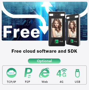 EBKN IP65 Reconocimiento facial Sistema de reconocimiento facial API gratuito con alarma
