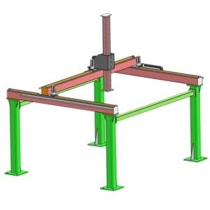 CNC-Drehmaschine Fachwerk manipulator Automatisches Laden Entladen Portal Palet tieren Mechanischer Arm Schwerer Schiebe tisch Zahnrad kern - Product Image 1