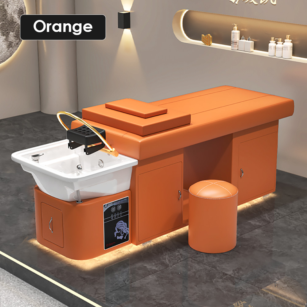 Cama de champú + calentador de agua