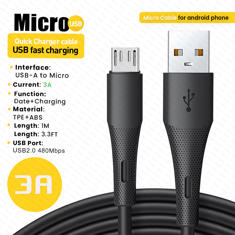 MICRO USB-BLACK-(UCB343)