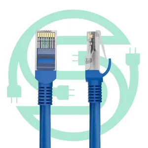 RJ45 Ethernet кабель, бескислородный Медный позолоченный штекер из ПВХ, подходит для подключения светодиодных карт управления и светодиодного дисплея - Product Image 2