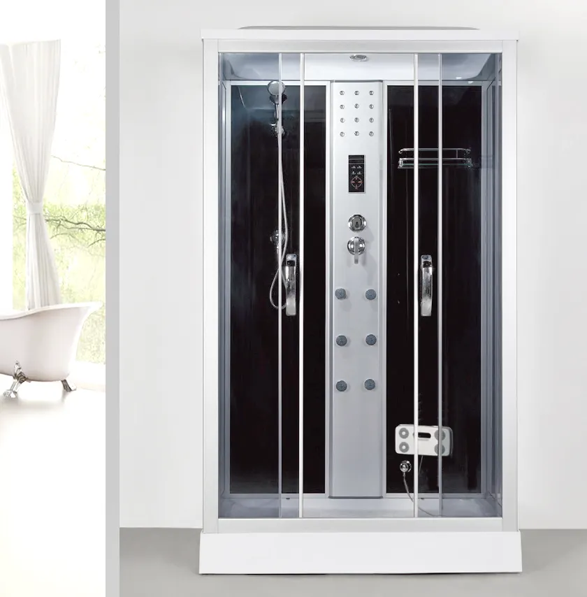 Cabina de ducha cuadrada multifuncional, 800x1200, ducha esquinera de baño para amantes del mercado de la UE