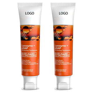 Herbal White ning Zahnpasta Hersteller Papaya Enzym Lysozym Formel Haushalt Tiefen reinigung Anti-Kavitäten Oberflächen fleck - Product Image 1