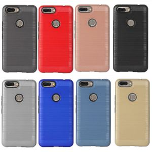 Tecno幻影8后盖2合1硬pc + 软橡胶组合拉丝装甲盒 - Product Image 2
