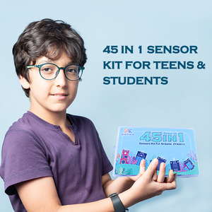 Tscinbuny elektronik modülü kiti DIY sensör öğrenme seti 45 in 1 sensörleri modülleri kiti Arduino için