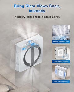 Ecovacs winbot เครื่องดูดฝุ่นติดกระจกไฟฟ้า, W2มือโปรหุ่นยนต์เครื่องพ่นน้ำระบบป้องกัน10ระดับการวางแผนเส้นทางแบบ WIN-Slam 4.0 - Product Image 4