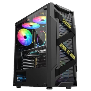 Custodie per Computer ATX trasparenti con lato in acrilico di alto livello, custodia per Computer Desktop con posizione di 6 ventole e interfaccia USB 3.0 - Product Image 1