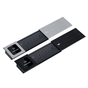 Factory Aluminum Alloy <strong>Multi</strong> <strong>Function</strong> Universal Power Desk Mounted Sliding <strong>Socket</strong> <strong>with</strong> <strong>USB</strong> Ports Type C Wireless Charger - Product Image 1