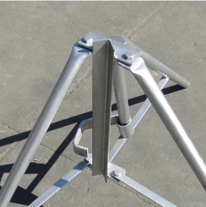 Q235 Steel Foldable Shoring Propping Tripod Stand for Formwork Centering <strong>Support</strong> with Round and Square Pipes - Product Image 2