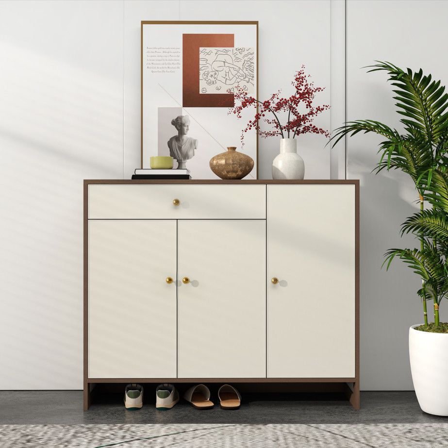 The three doors are 100cm long, 34cm deep, and 100cm high.