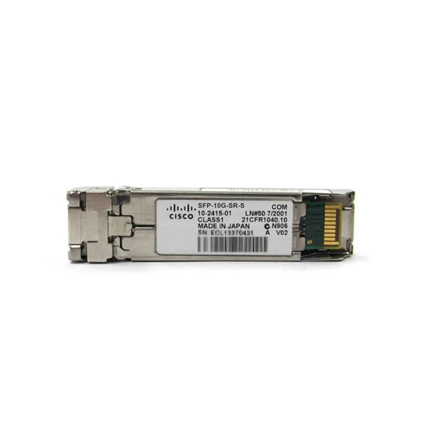 SFP-10G-SR-S modul SFP 10GBASE-SR, transceiver Cisco SFP kelas perusahaan modul SFP 10GBASE-SR kelas perusahaan