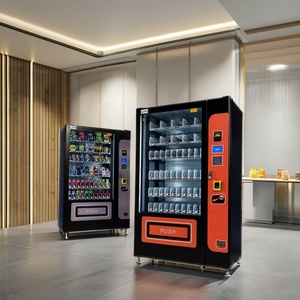 Bán buôn DS thương hiệu Combo Máy bán hàng tự động với đầu đọc thẻ SDK chức năng 21.5 "Màn hình cảm ứng cho đồ ăn nhẹ và đồ uống 1 năm bảo hành - Product Image 4